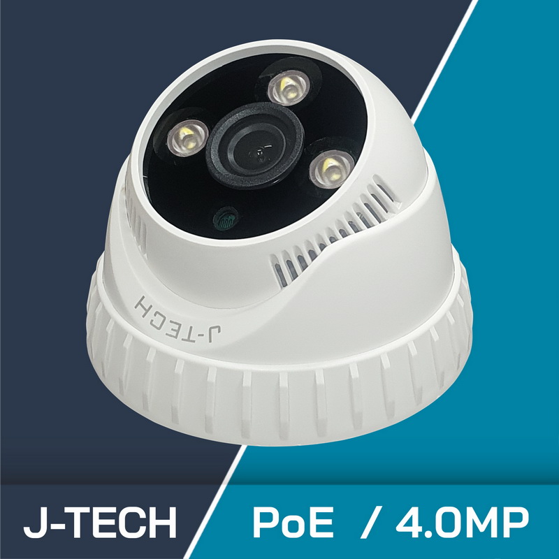Camera IP J-Tech UHDP3206D (Face ID 4MP, PoE, Ghi hình, Ghi âm)
